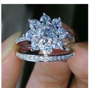 2 Ring Set - Flower Ring